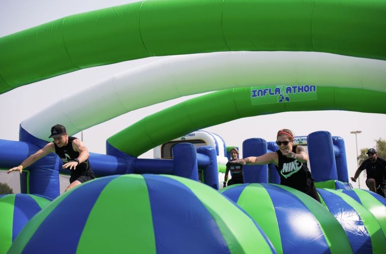 dubai inflatathon safa park