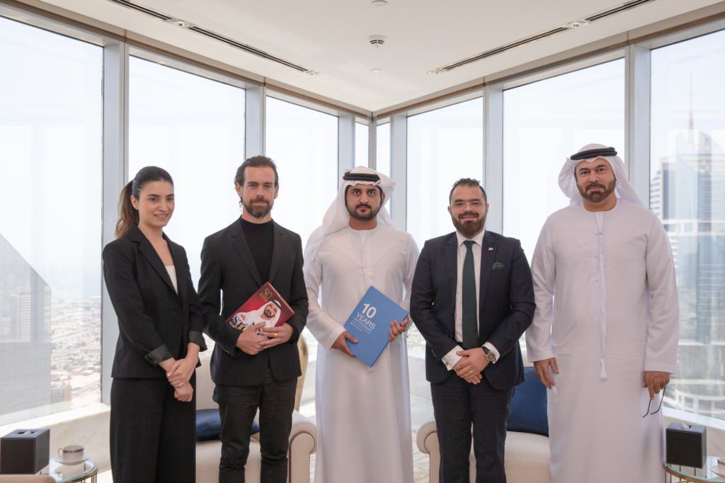 Jack Dorsey Twitter CEO Dubai Sheikh Mohammed