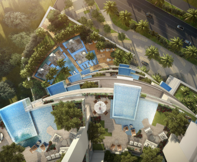 FIVE Jumeirah Village Circle 271 Swimming Pools Dubai
