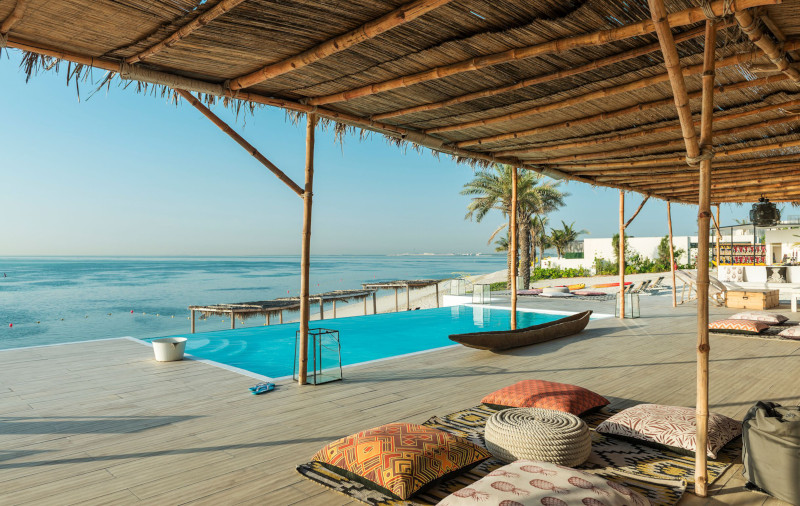 Secret Island Party Luxurious Staycation Beach Brunch Concept