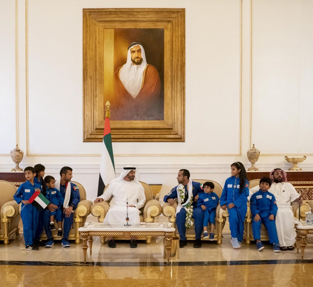 Hazza Al Mansoori UAE Welcome Mohamed Bin Zayed
