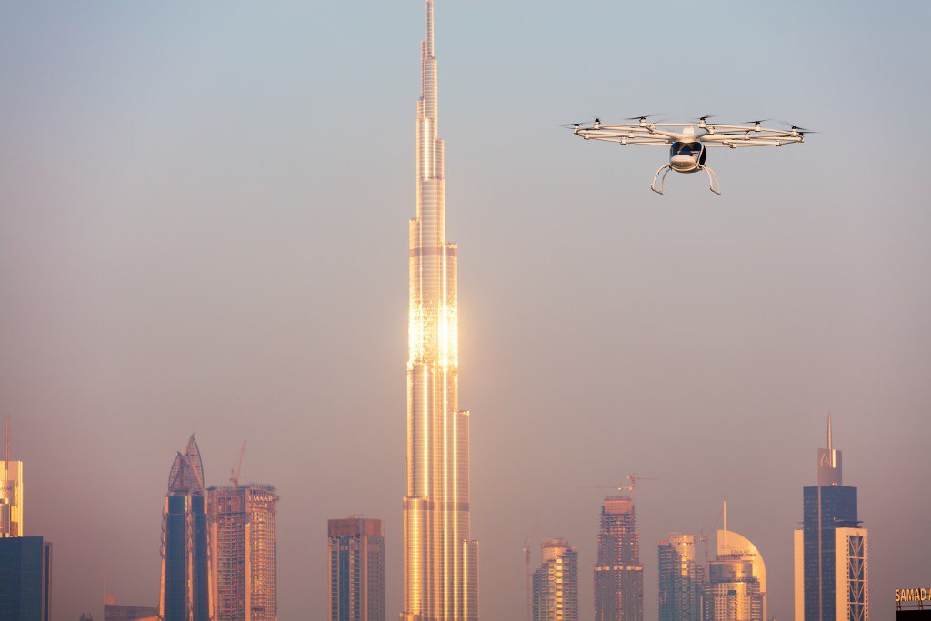 Sky lanes set up in Dubai for flying taxi service